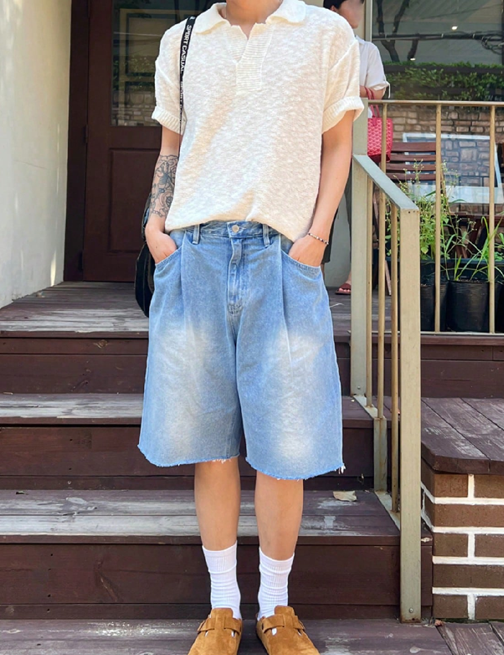 Pantaloni scurti Dazy, albastru