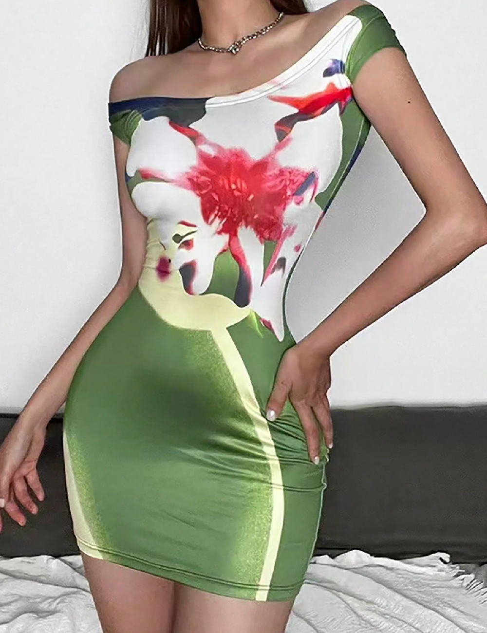 Rochie scurta SHEIN, mix culori