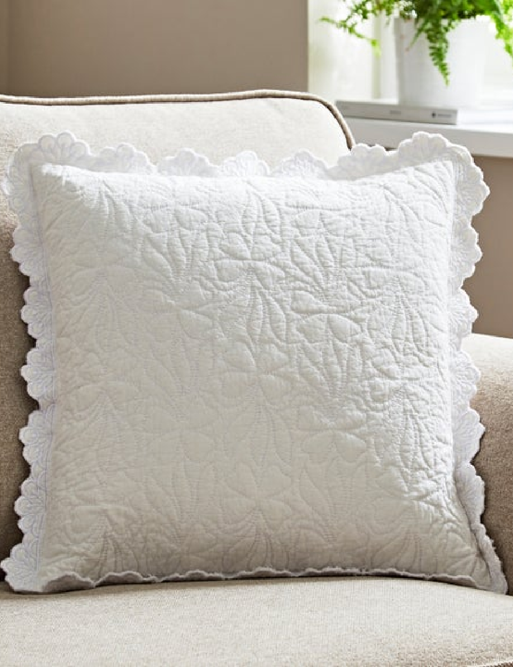 Fata de perna Dunelm, alb