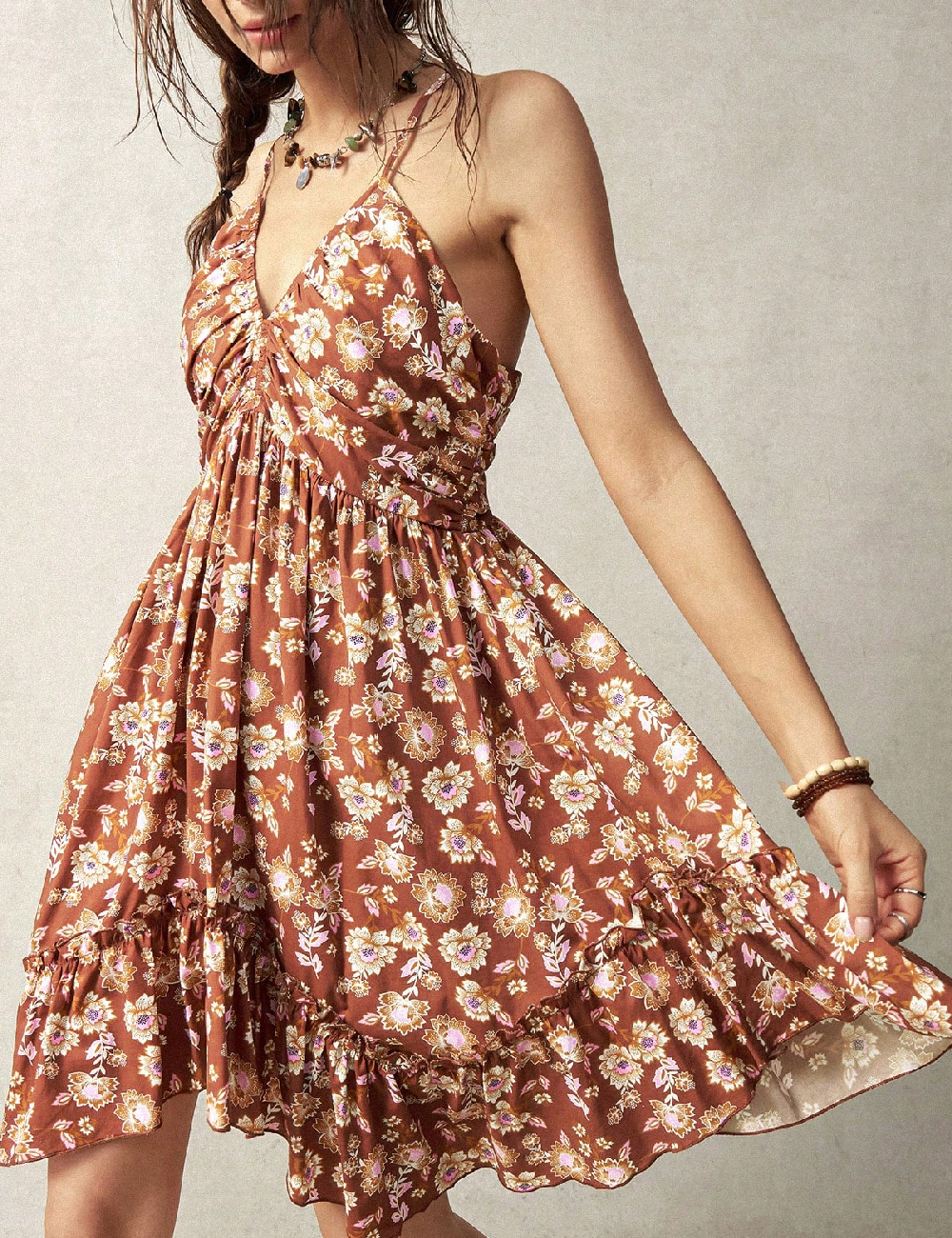 Rochie scurta SHEIN, floral