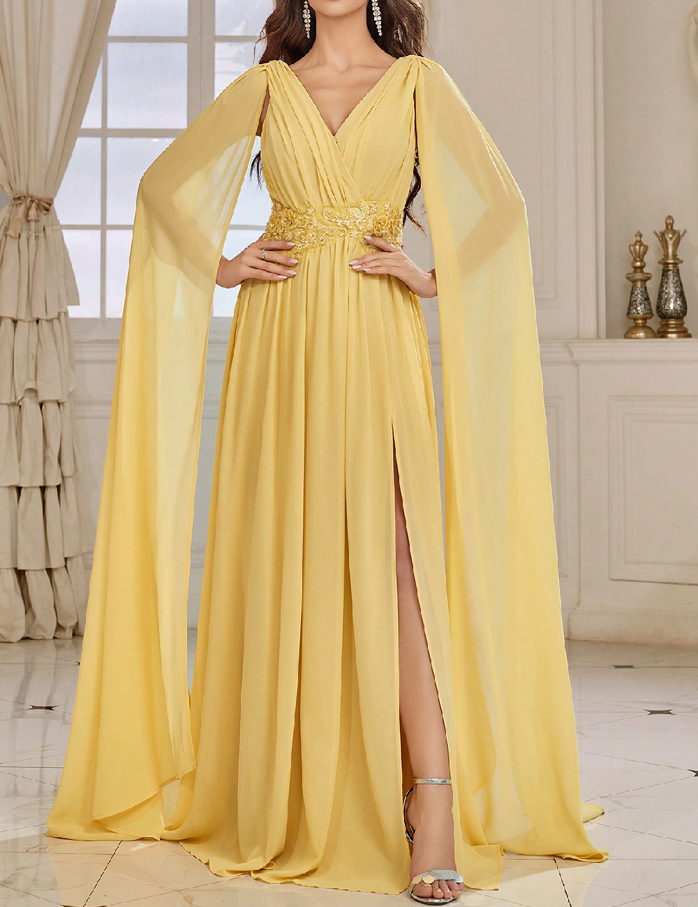 Rochie lunga SHEIN, galben