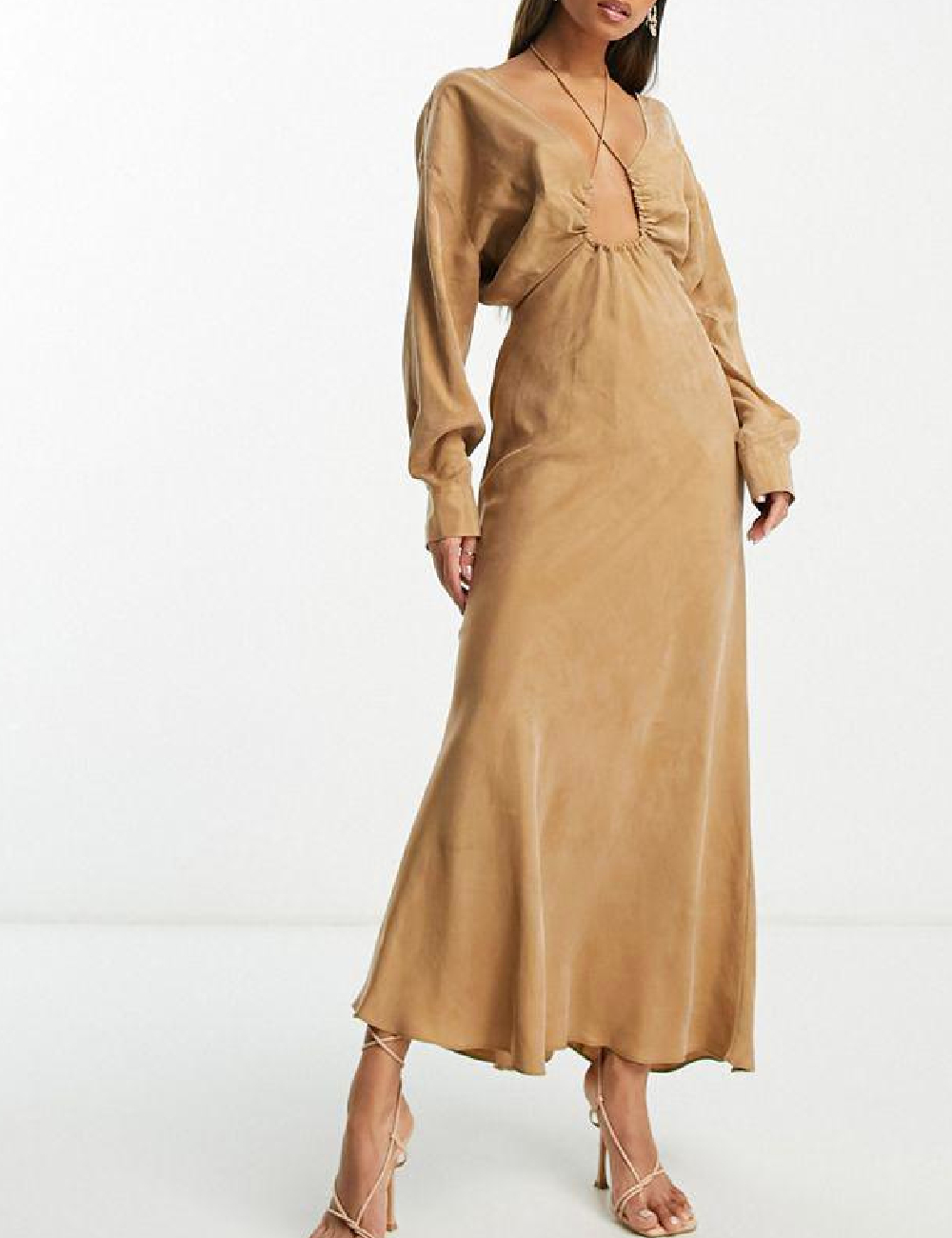 Rochie lunga ASOS, maro