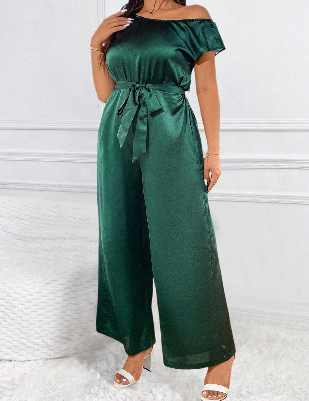 Salopeta SHEIN CURVE, verde