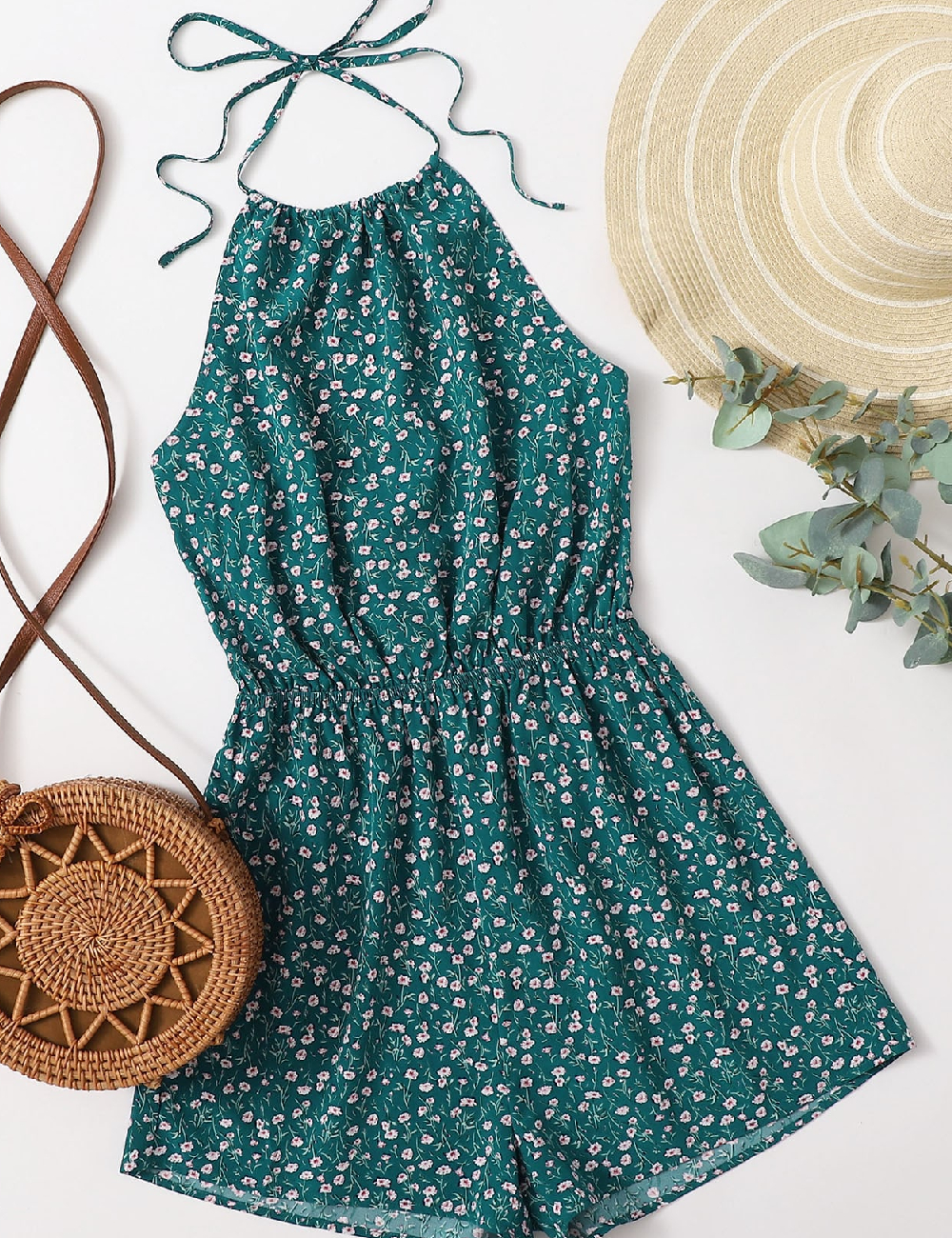 Salopeta SHEIN CURVE, verde