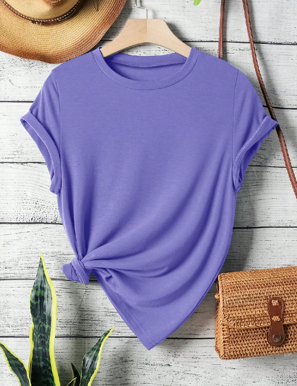 Tricou SHEIN CURVE, mov