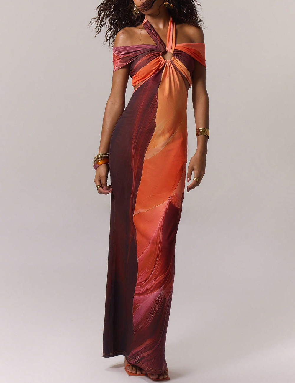 Rochie lunga SHEIN, mix culori