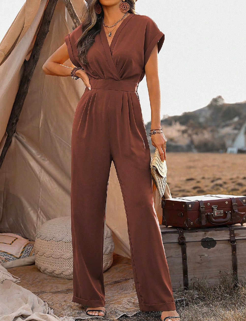 Salopeta SHEIN, maro