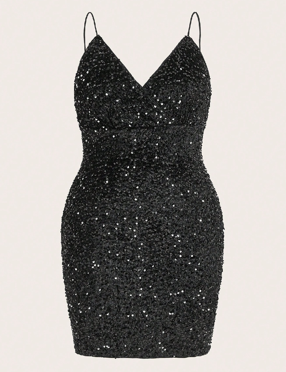 Rochie scurta SHEIN CURVE, negru