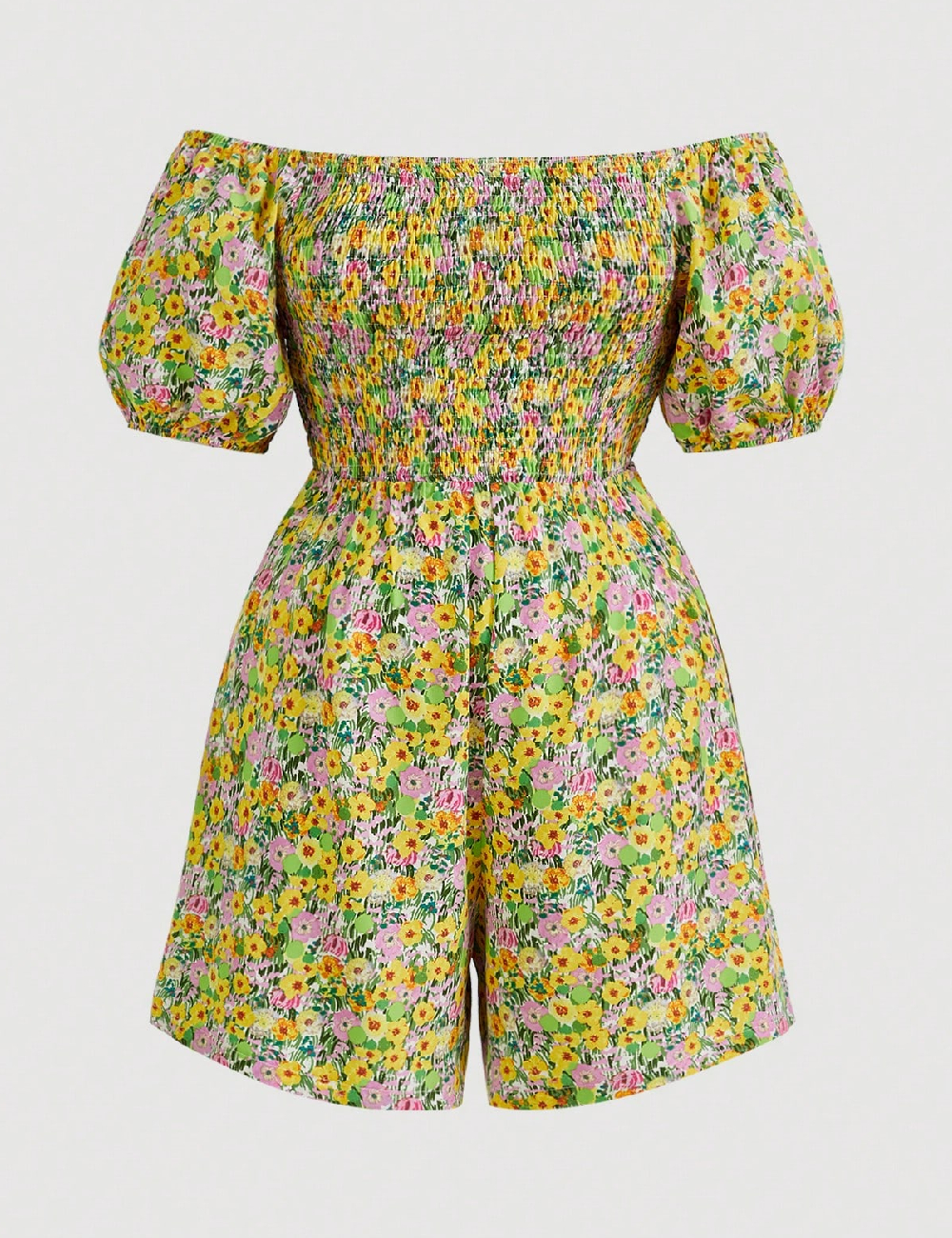 Salopeta SHEIN CURVE, floral print