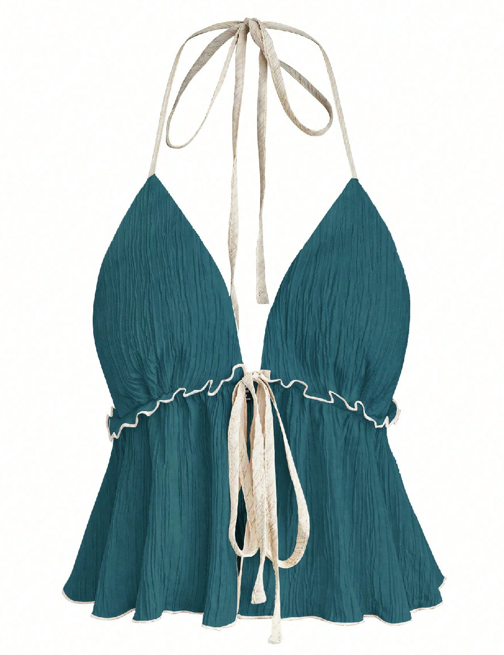 Top SHEIN CURVE, verde