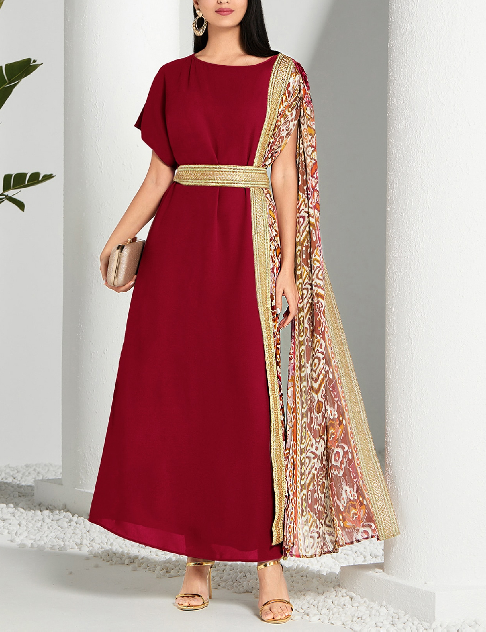 Rochie lunga SHEIN, rosu