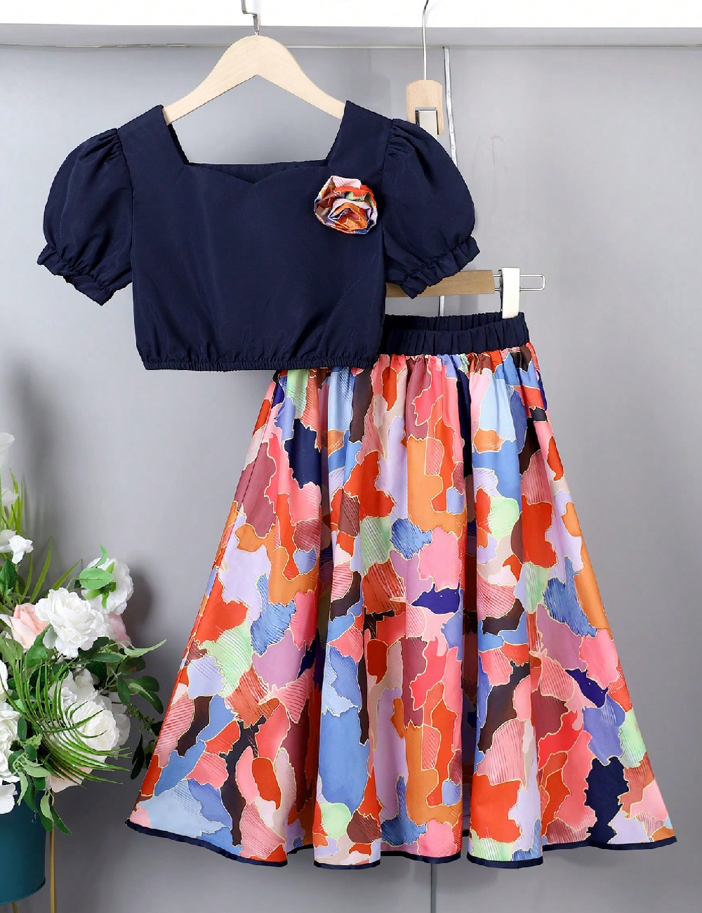 Compleu Shein Kids, mix culori