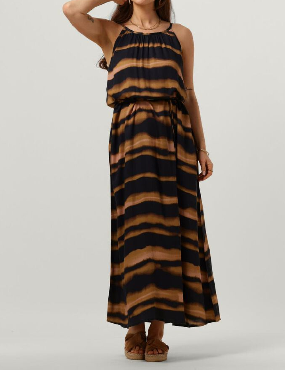 Rochie lunga Minus, maro