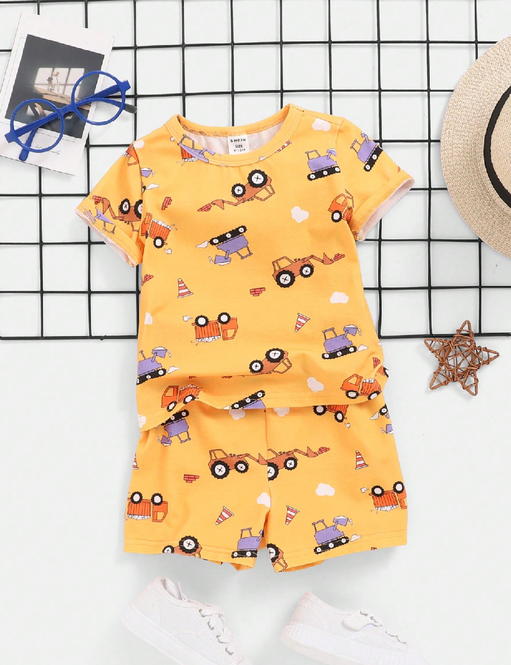 Compleu Shein Kids, galben