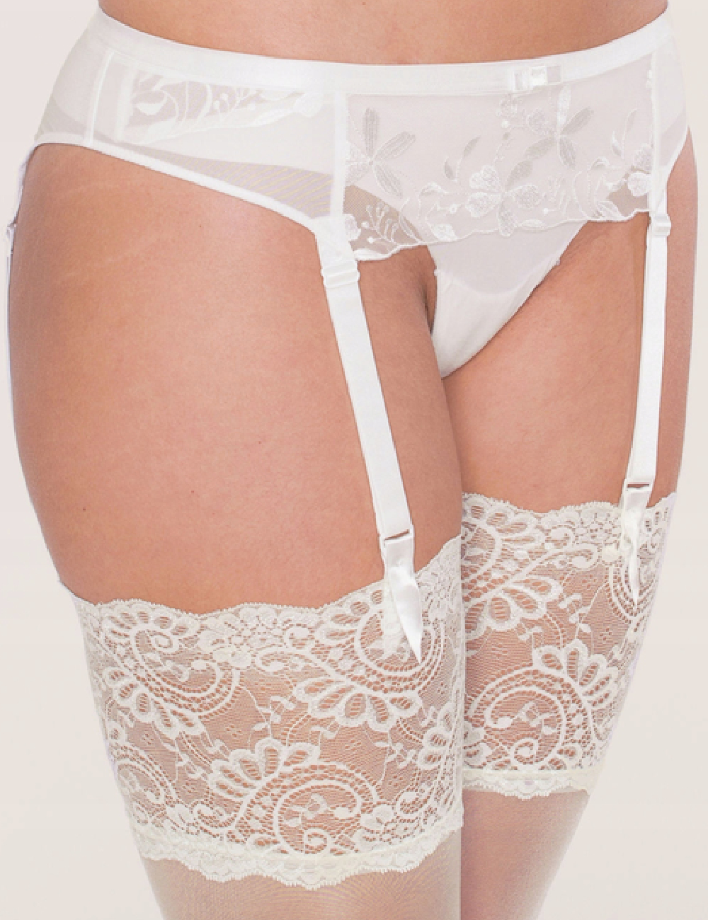 Portjartiera Triumph, alb, M