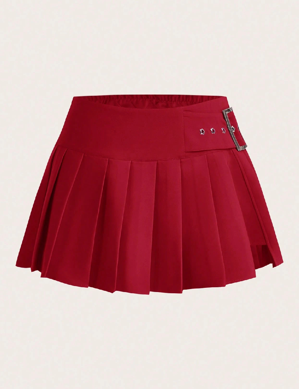 Fusta SHEIN CURVE, rosu