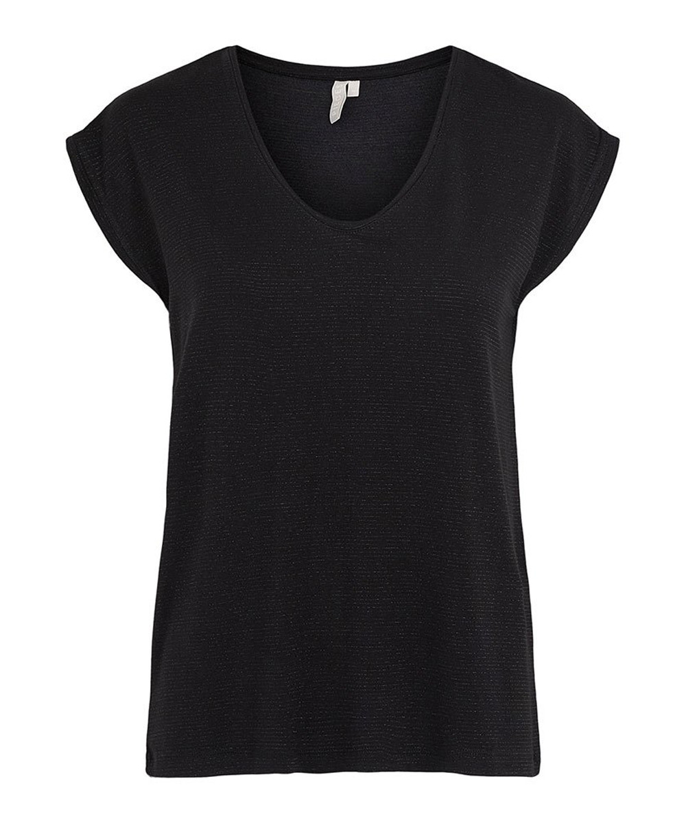 Tricou Pieces, negru, M