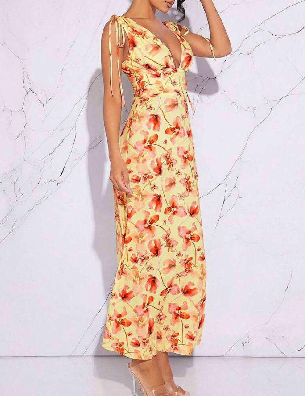 Rochie lunga SHEIN, galben