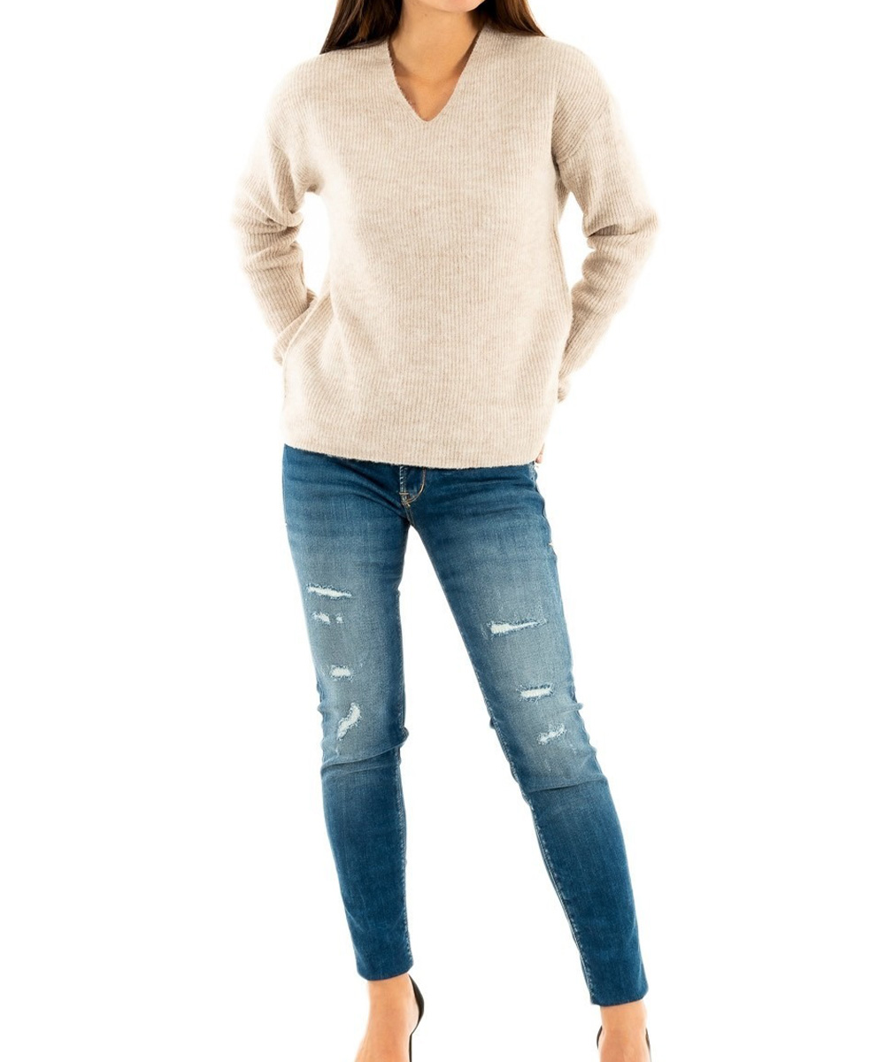 Pulover Only, crem - 1 | YEO