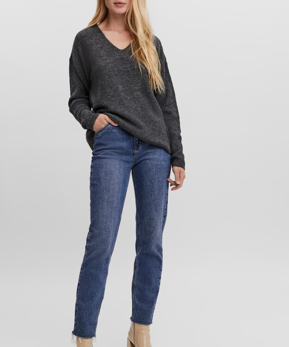 Pulover Vero Moda, gri, M