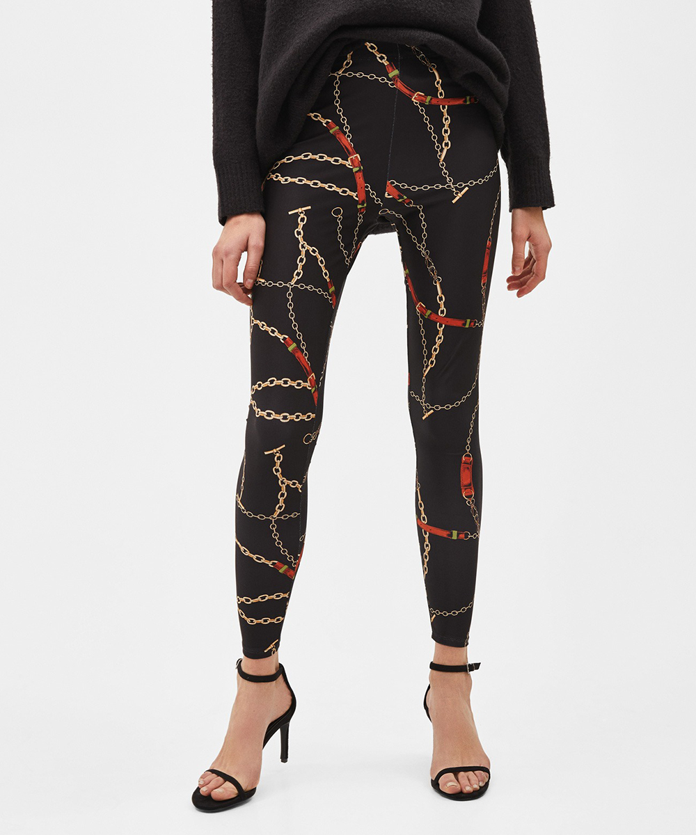 Colanti Bershka, negru