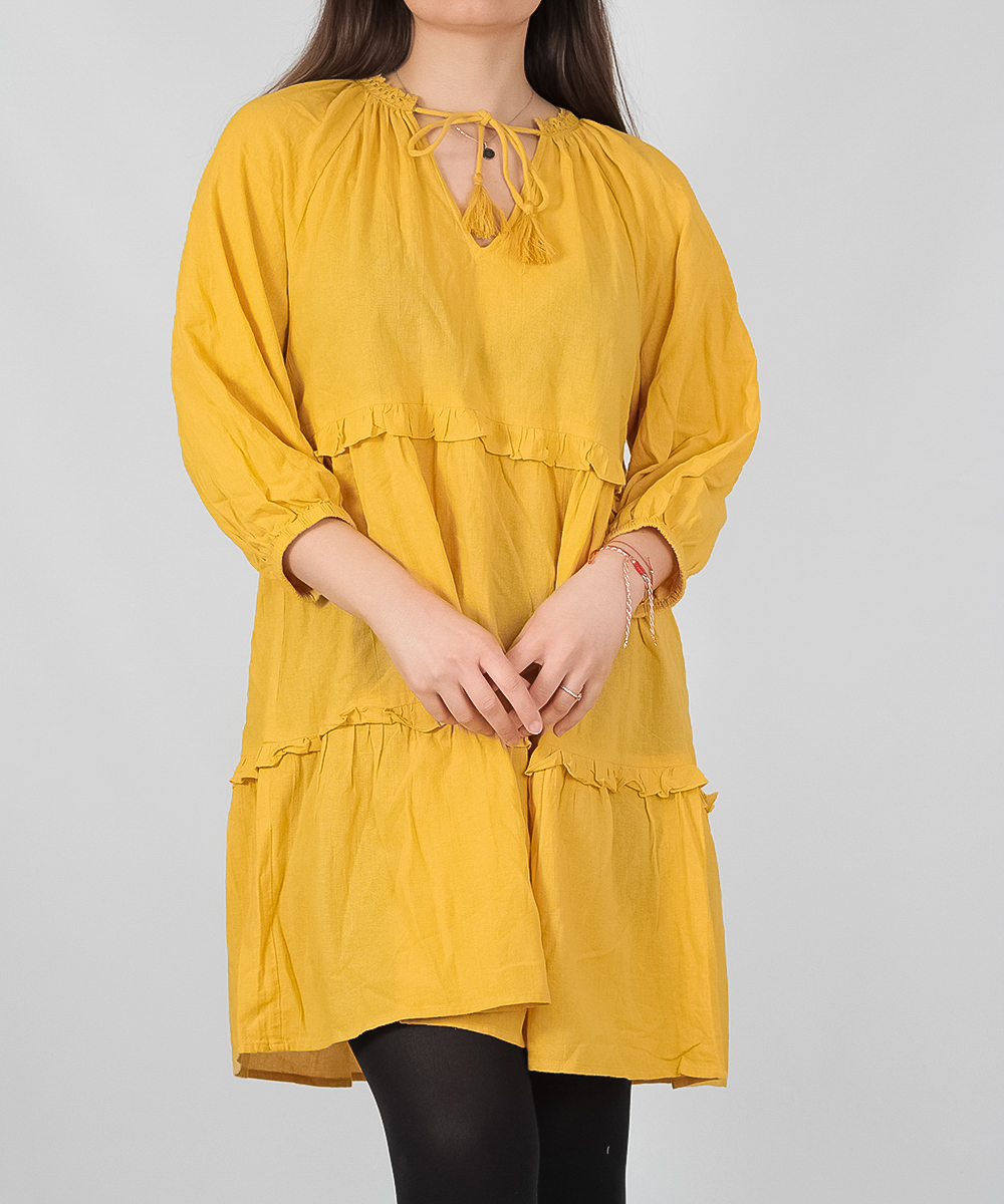 Rochie scurta Vero Moda, galben
