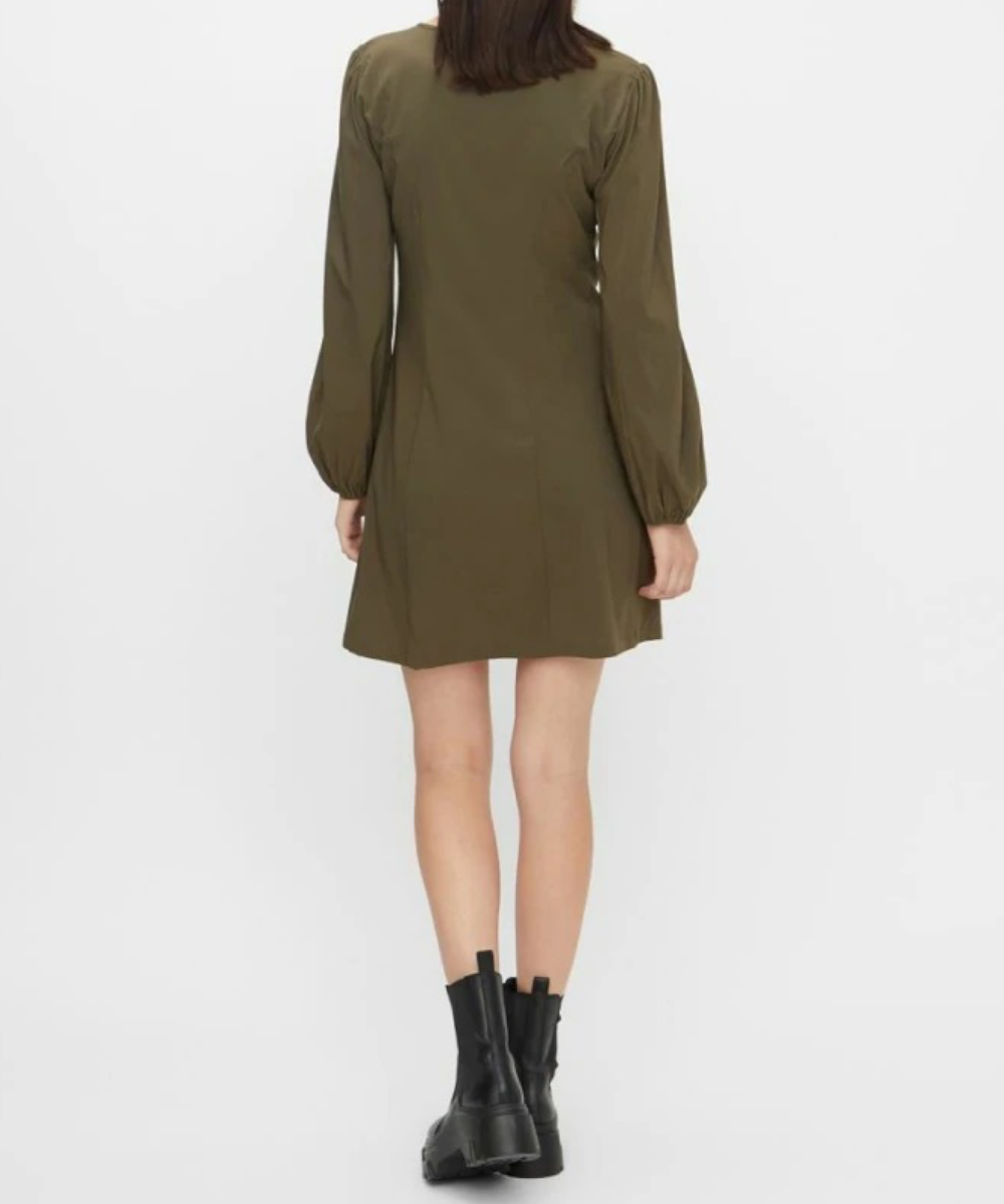 Rochie Pieces, verde, XS - 1 | YEO