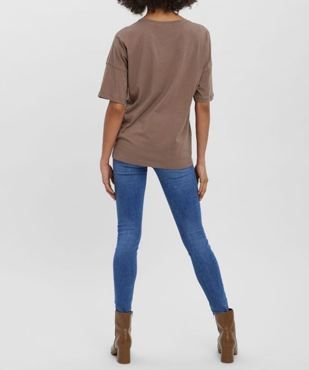 Tricou Oversize Vero Moda, maro - 1 | YEO
