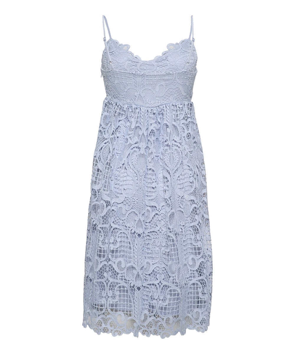 Rochie scurta Vila, albastru, 38 - 1 | YEO