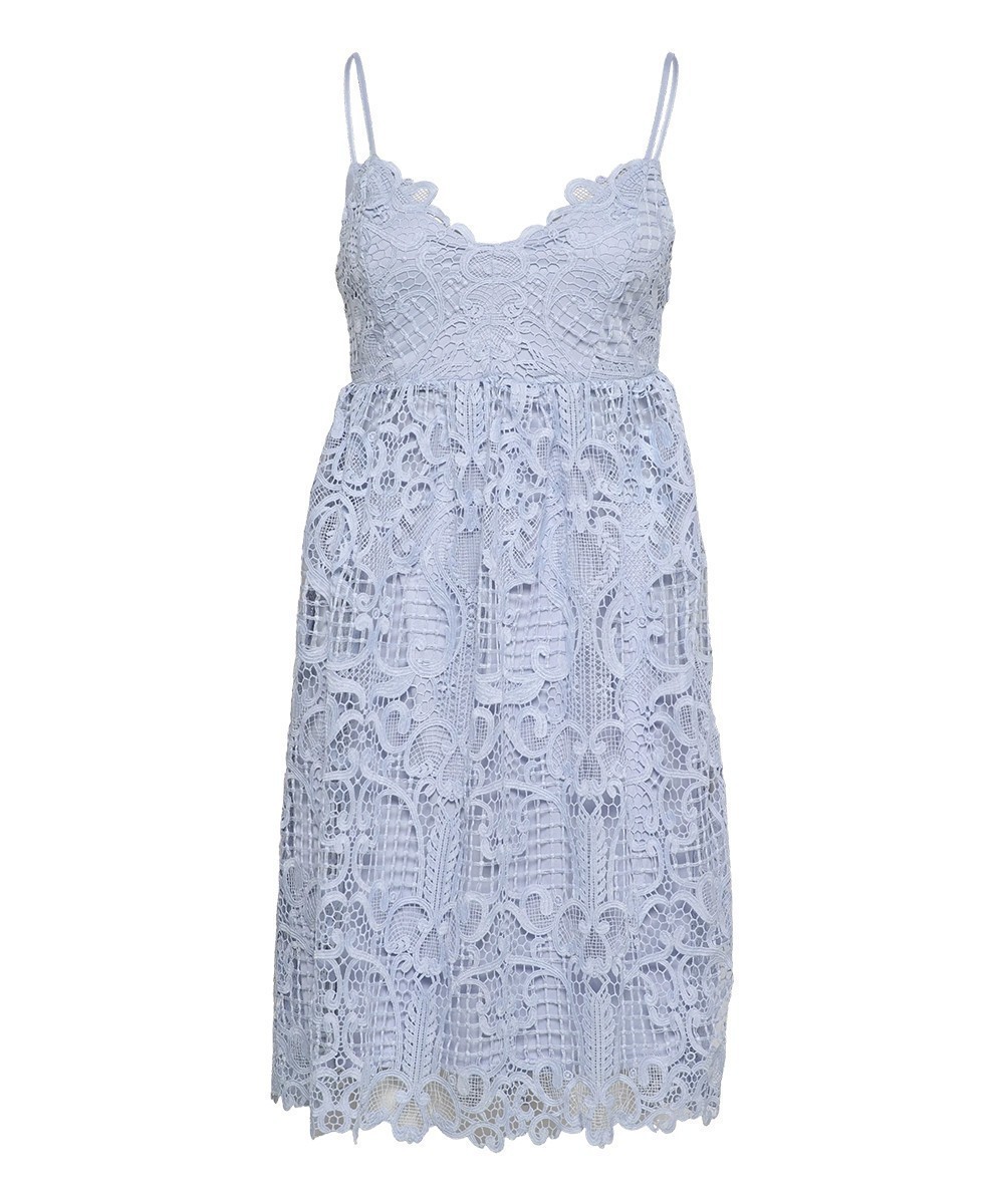Rochie scurta Vila, albastru, 38 - 1 | YEO