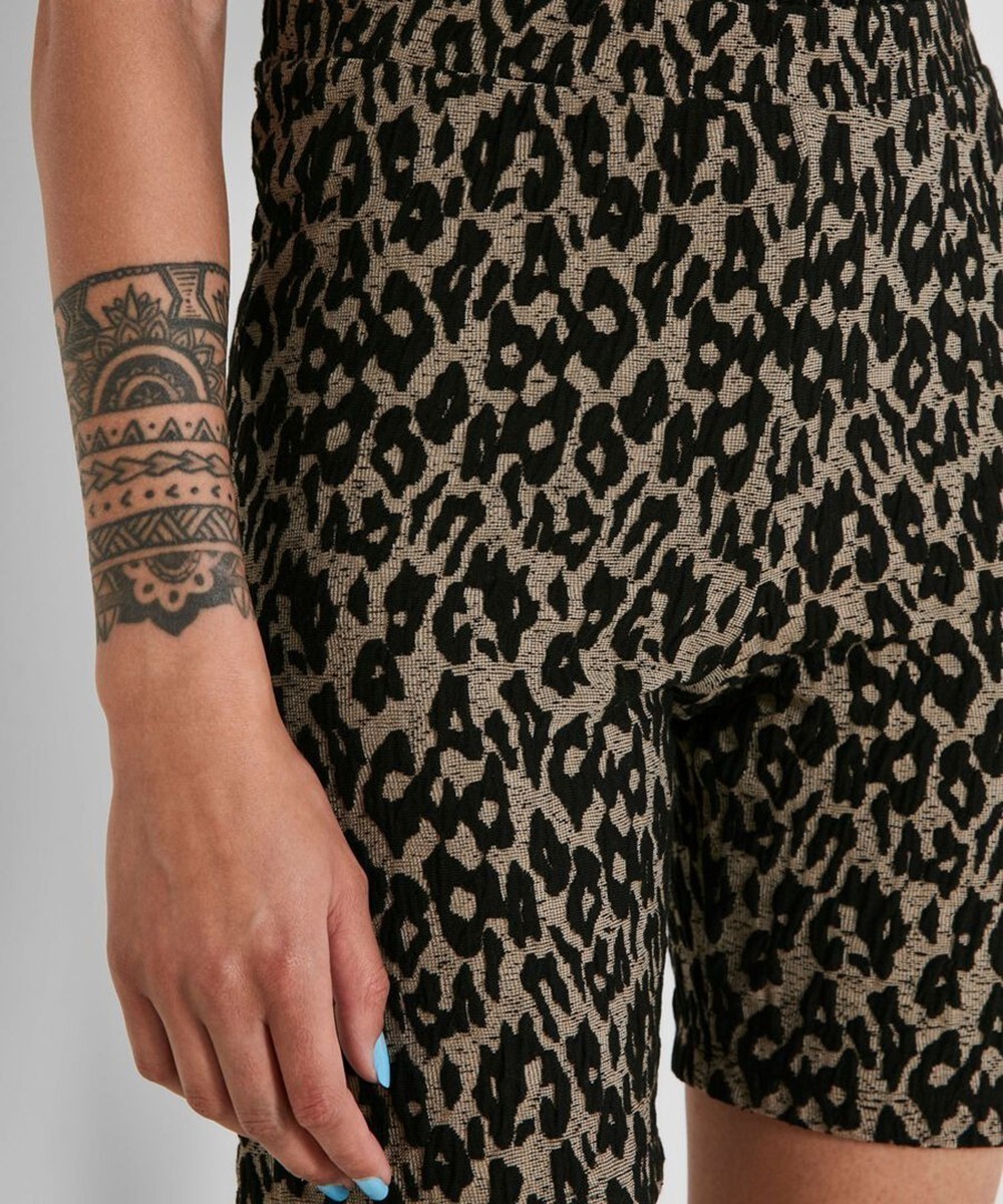 Pantaloni scurti Noisy May, animal print, M - 1 | YEO