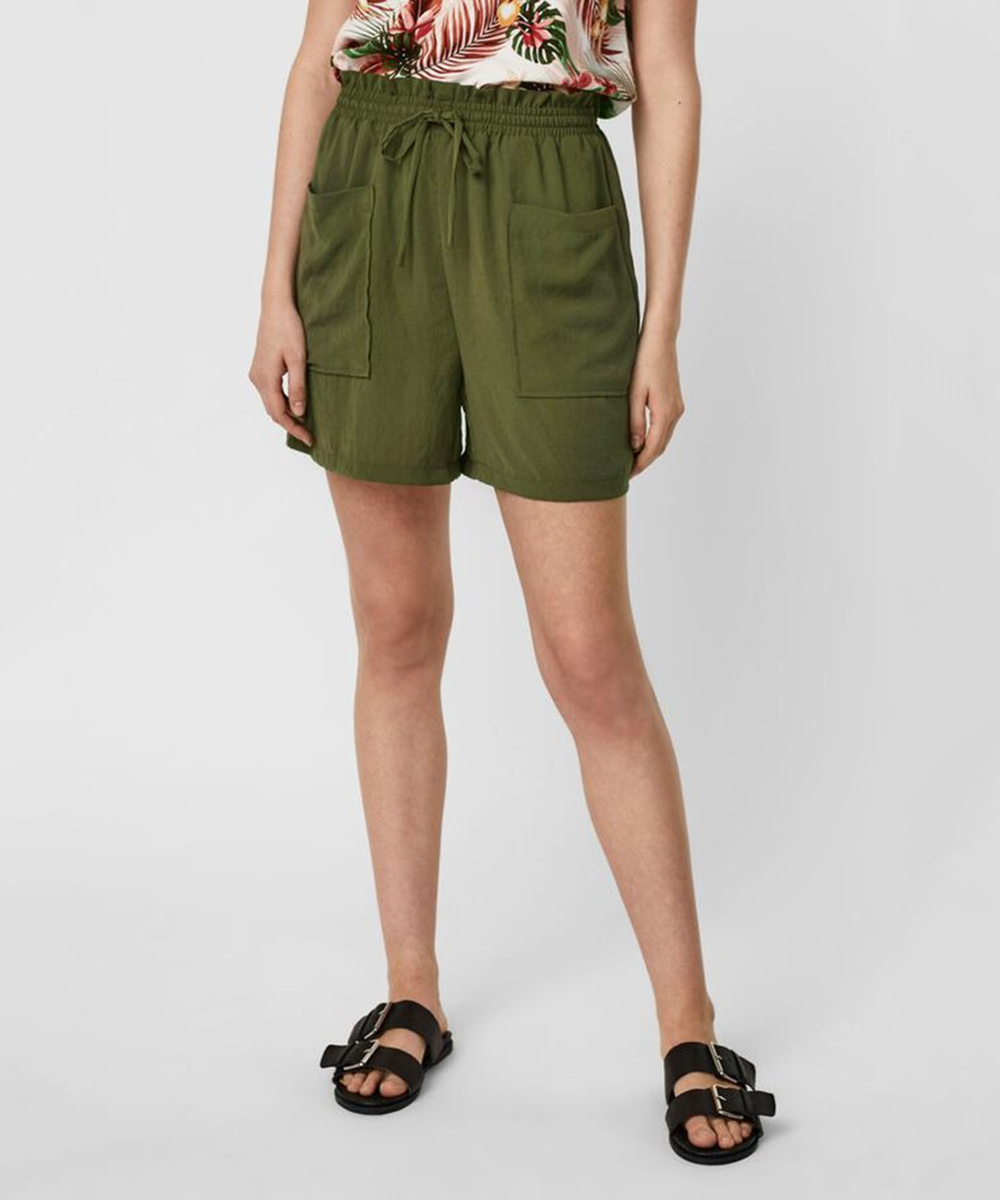Pantaloni scurti Vero Moda, verde, 38