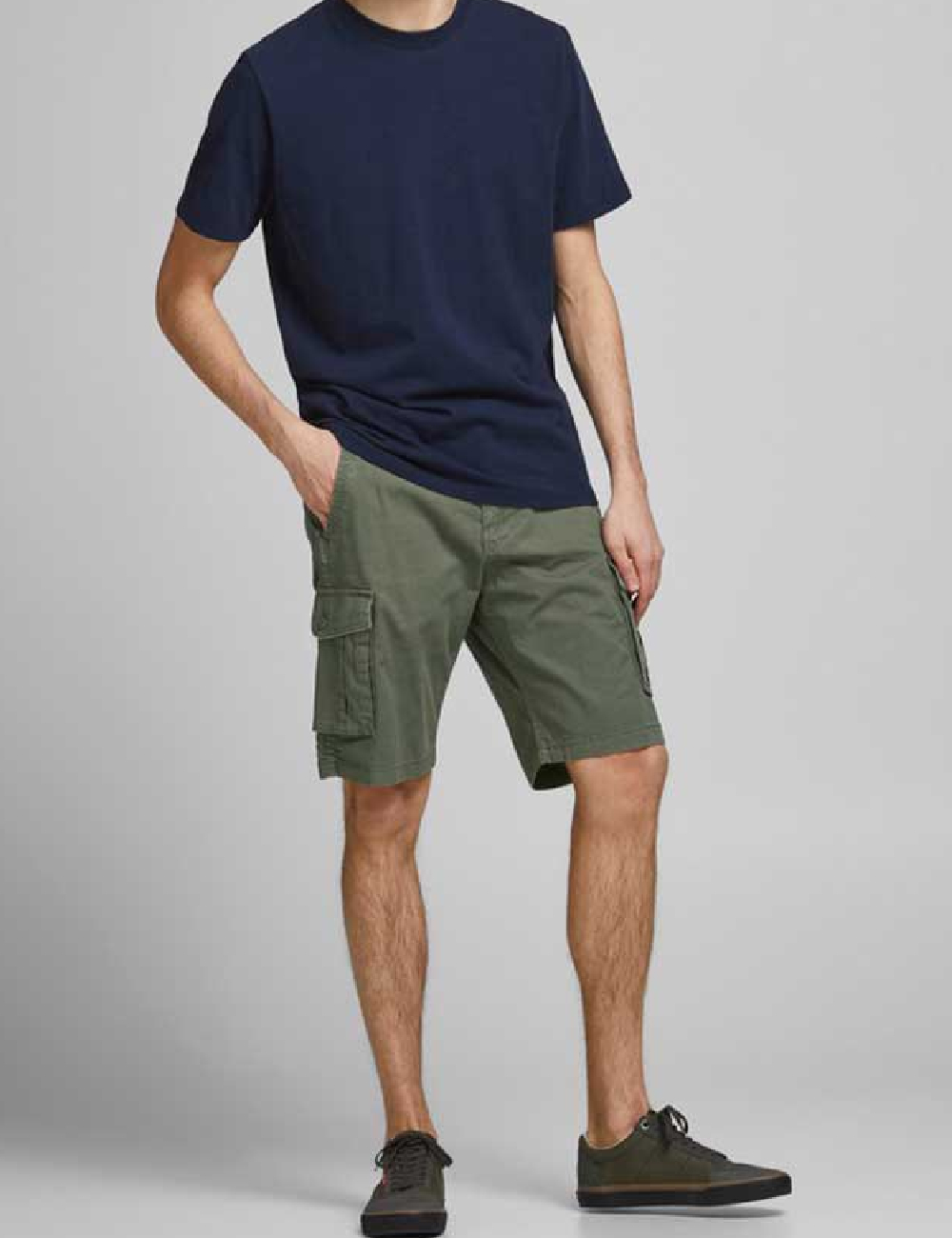 Pantaloni scurti Jack&Jones, verde, XS