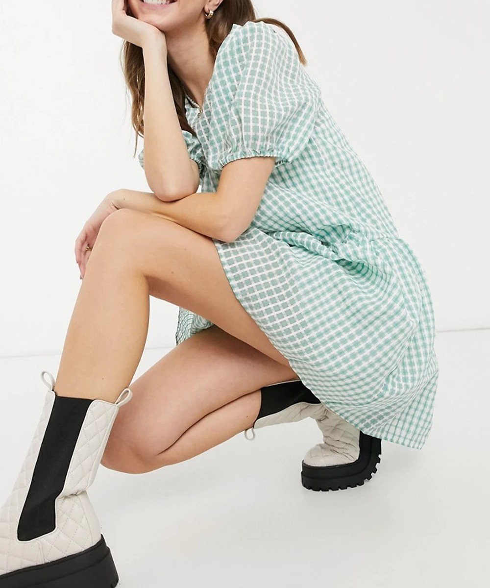 Rochie Pieces, verde, M - 1 | YEO