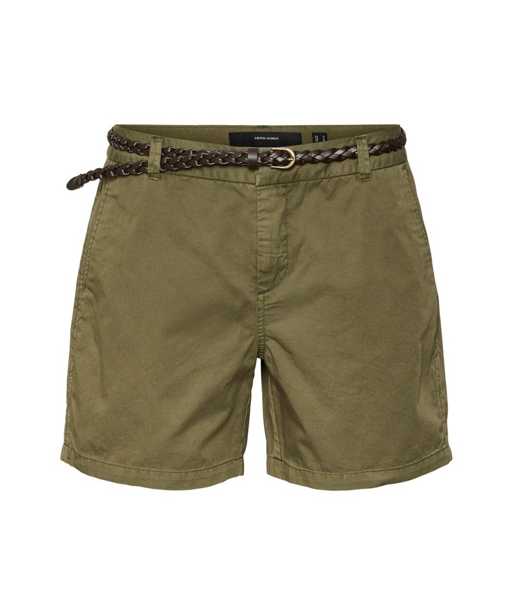 Pantaloni scurti Vero Moda, kaki, M