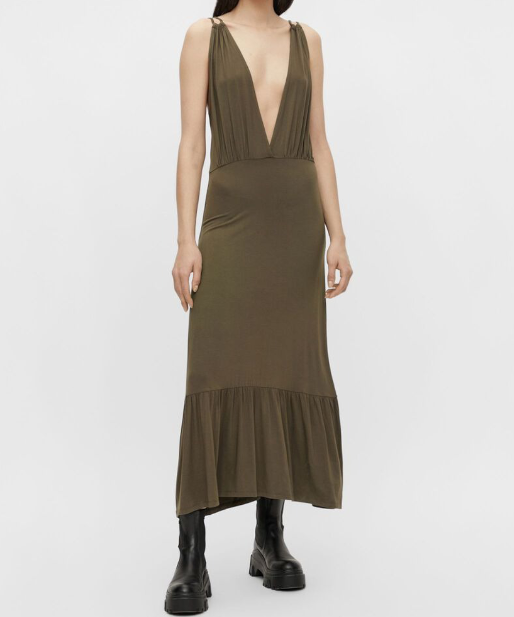 Rochie Pieces, kaki, M