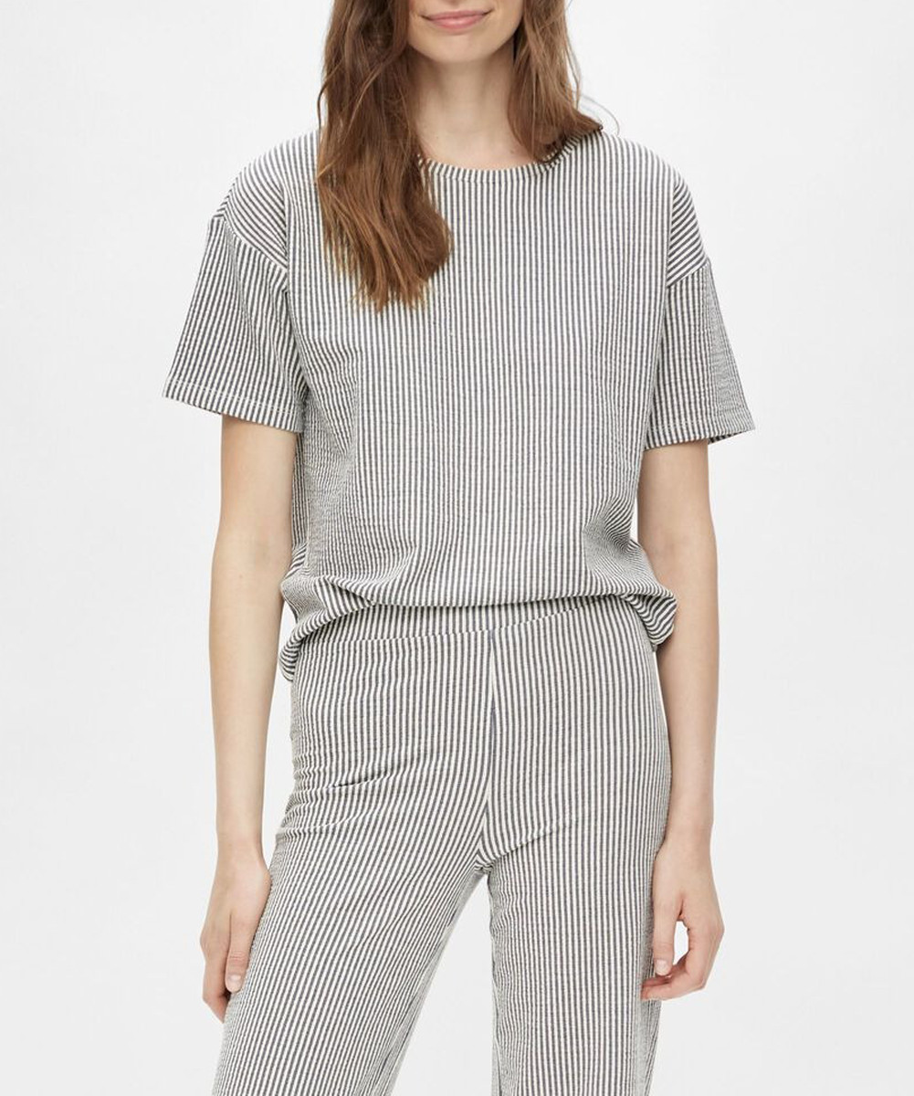 Tricou Pieces, albastru