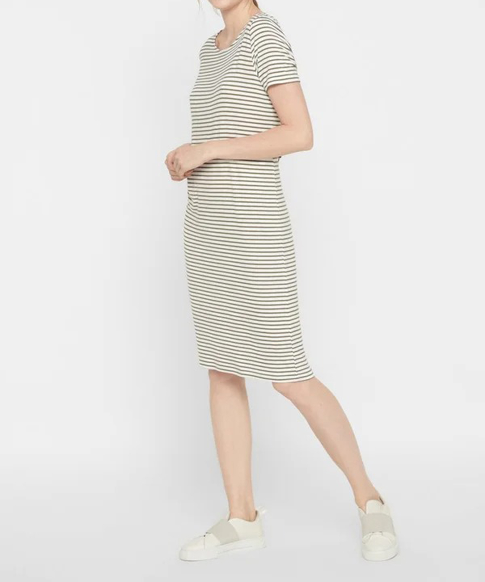 Rochie Pieces, verde, XS