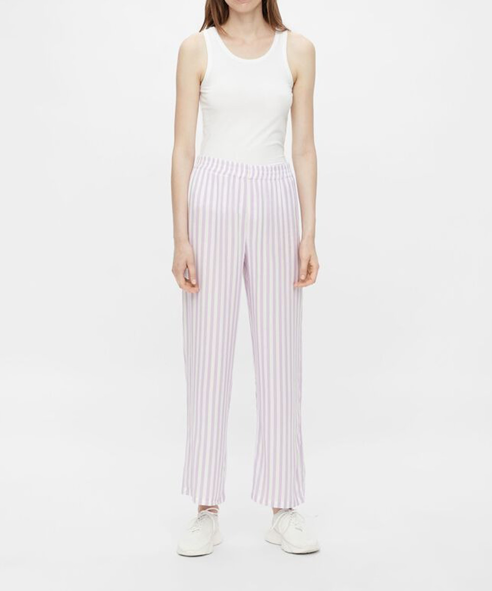 Pantaloni Pieces, mov, M
