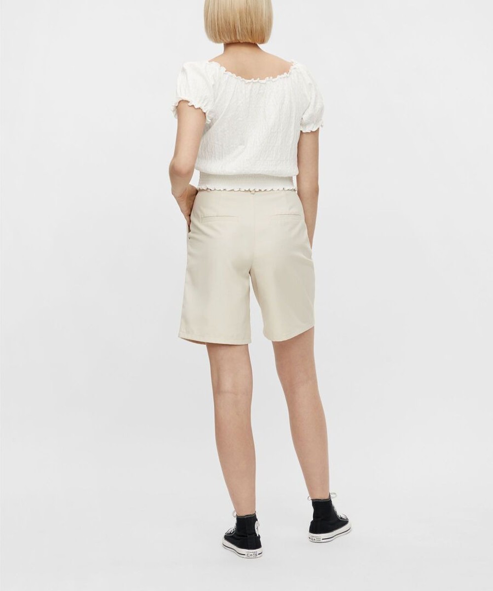 Pantaloni scurti Pieces, bej, XS - 1 | YEO
