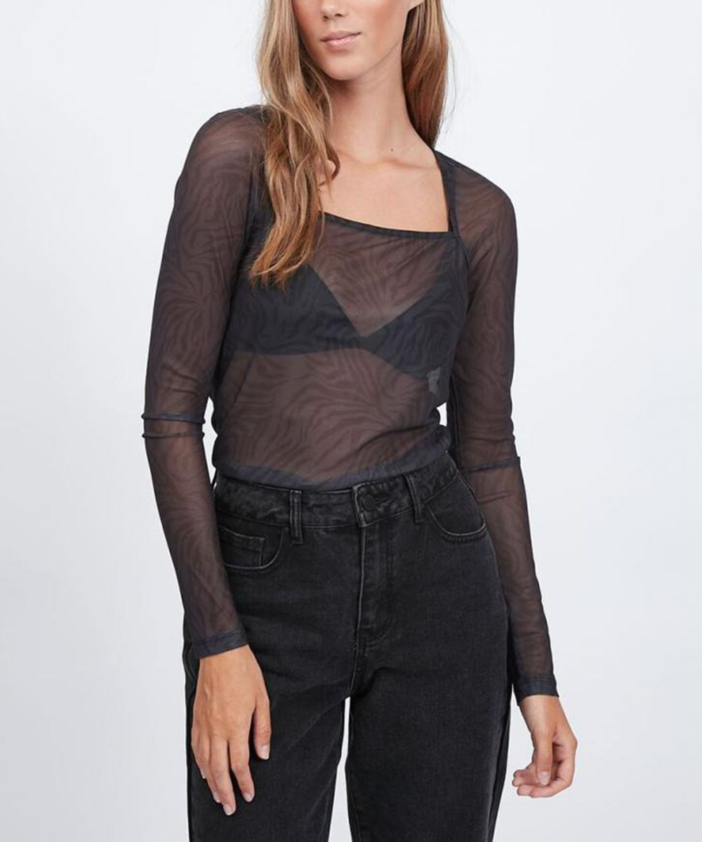 Bluza Vila, negru, S