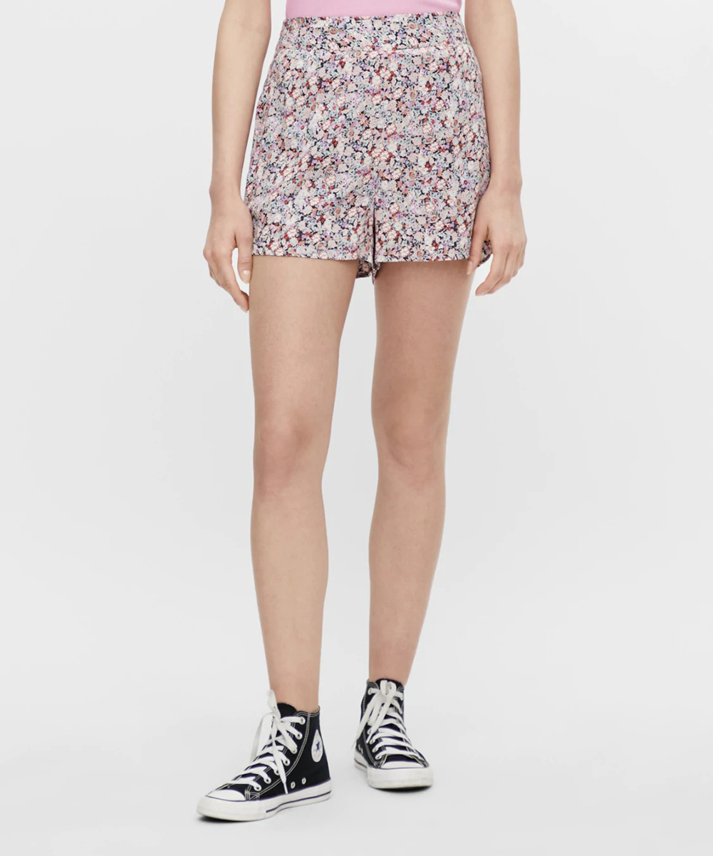 Pantaloni Scurti Pieces, floral, S