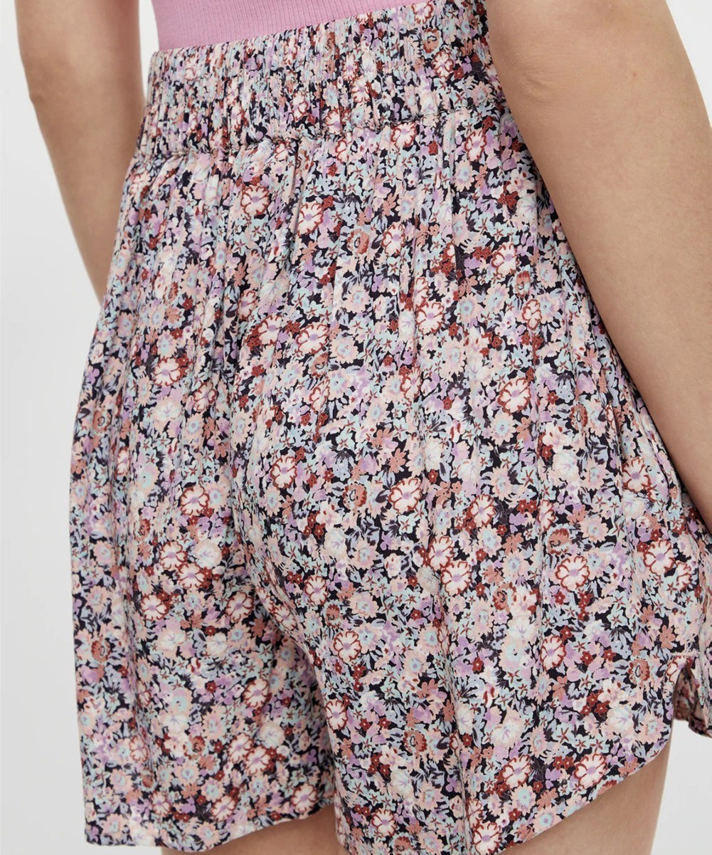 Pantaloni Scurti Pieces, floral, S - 1 | YEO