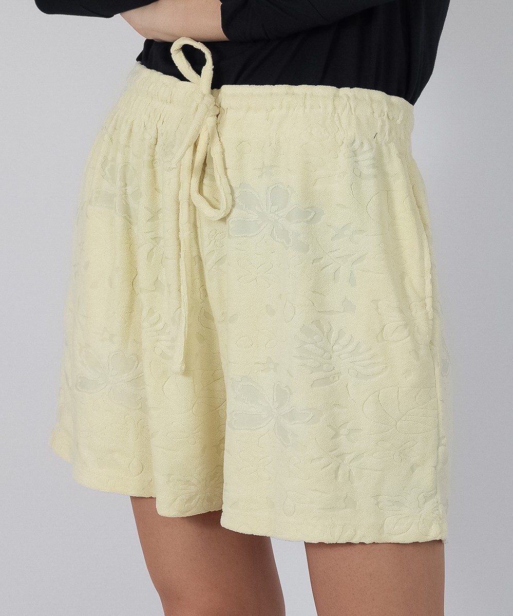 Pantaloni scurti Clockhouse, galben - 1 | YEO