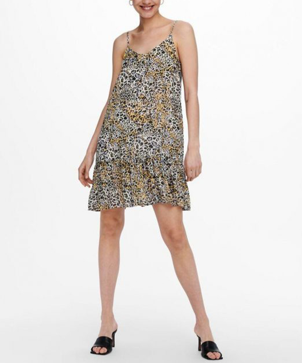 Rochie scurta Only, animal print