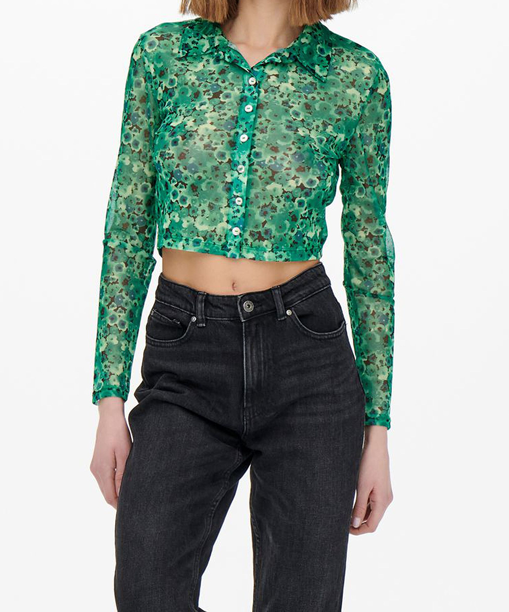 Camasa Only, verde, M