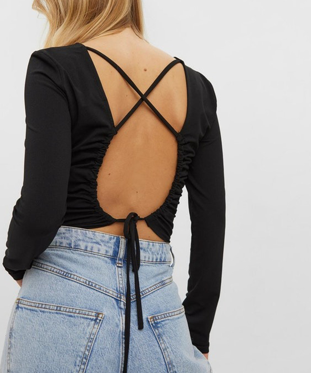 Top Vero Moda, negru, M - 1 | YEO