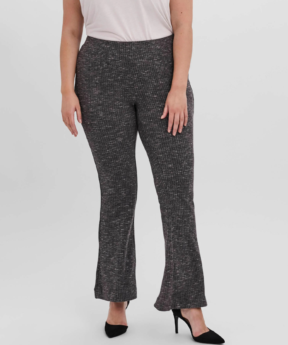 Pantaloni Vero Moda Curve, gri inchis, 50/32