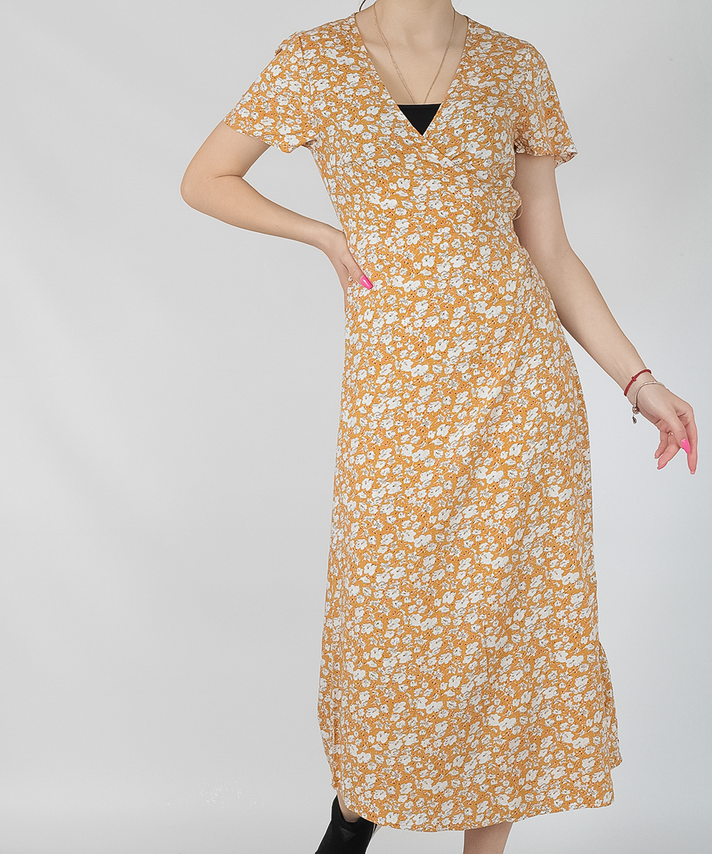 Rochie medie Vila, floral, 34
