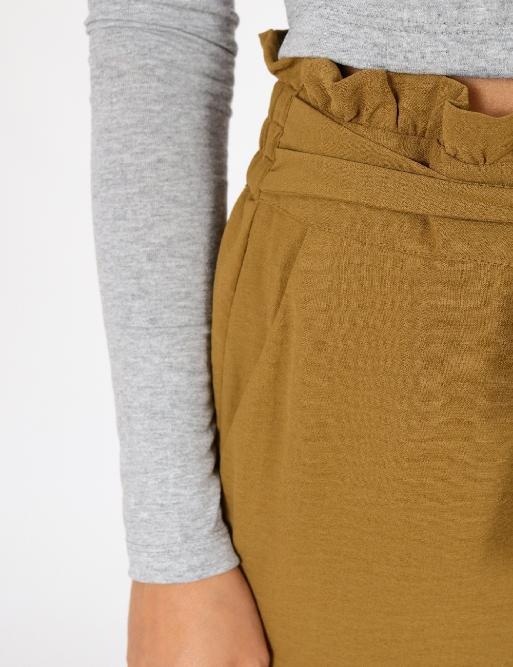 Pantaloni scurti Vila, kaki, 40 - 1 | YEO